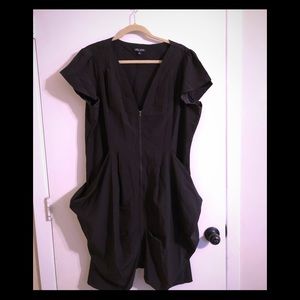 City Chic Black Tunic Dress